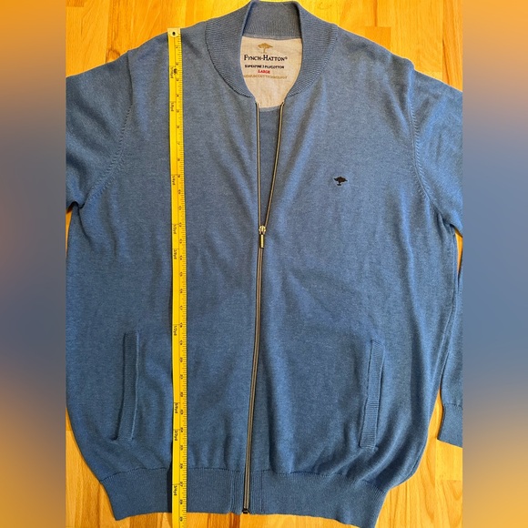 Fynch-Hatton Full Zip Men’s College Cardigan size L - Picture 8 of 10